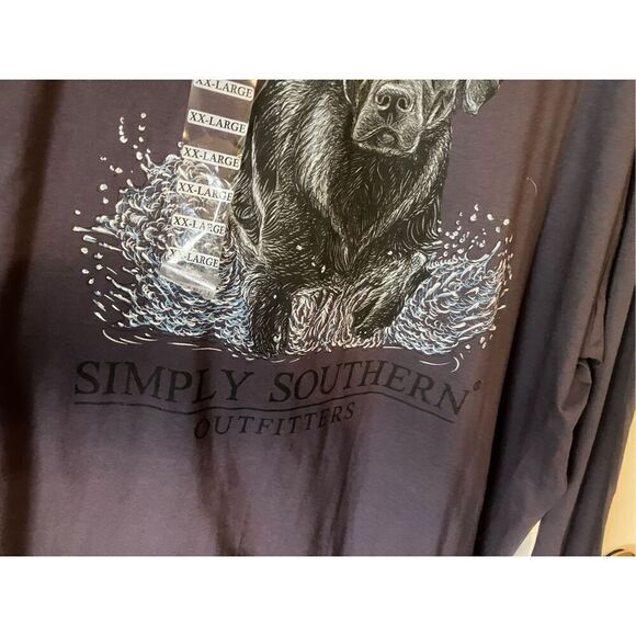 Simply Southern Men’s Black Lab Tee XXL - Picture 8 of 13